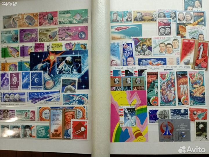 Альбом с марками разных стран