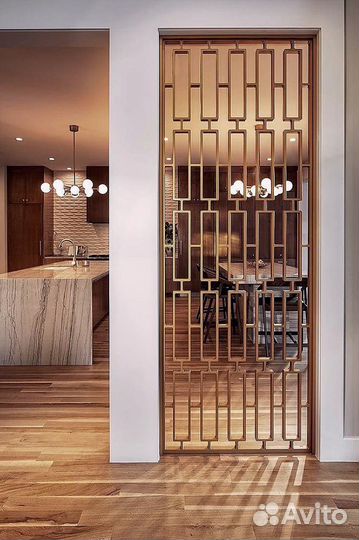 Реечные перегородки