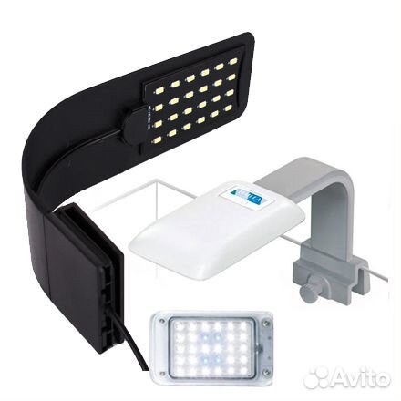 Светодиодный светильник для аквариума. Рыбки