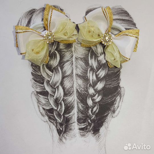 Бантики заколки подарок 8 марта