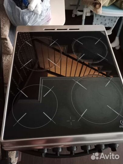 Плита электрическая стеклокерамика indesit