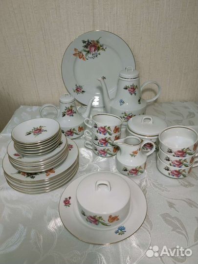 Сервиз чайно-кофейный Henneberg Porzellan 1977 гдр