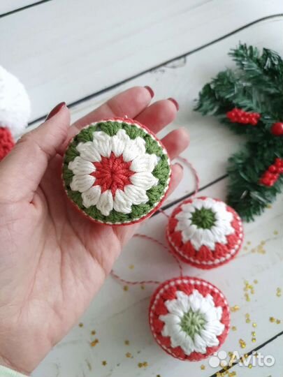 Елочные игрушки ручной работы