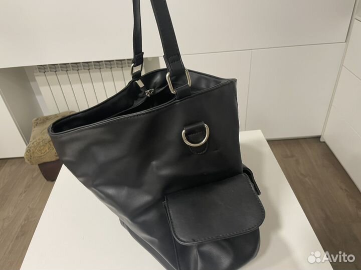Сумка шоппер натуральная кожа