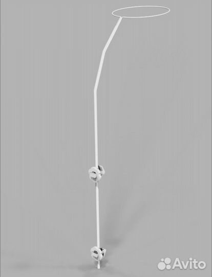 Держатель для балдахина белый