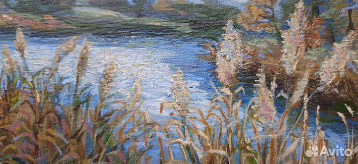 Картина Осенний день. Камыши ZhNataly