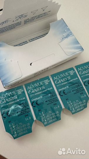 Контактные линзы Acuvue Oasys