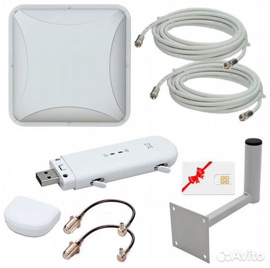 Безлимитный интернет 4G + Модем Wi Fi ZTE, Olax