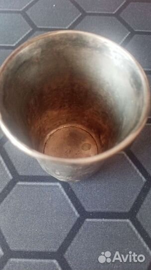 Старинный серебряный стакан 1860 г. Проба 84