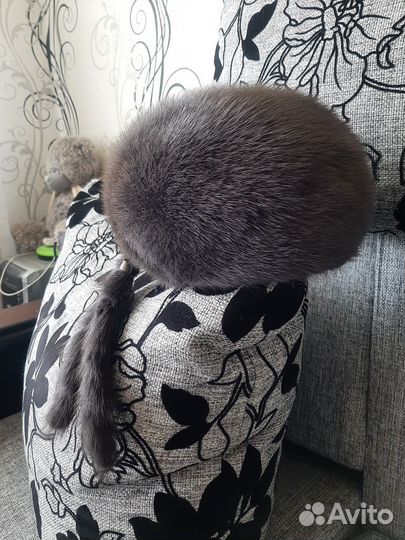 Шапка-берет норковая женская