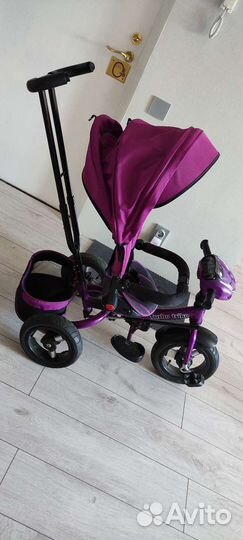 Велосипед с родительской ручкой