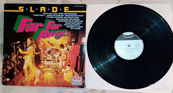 Slade Far Far Away 1975 Germany LP Оригинал