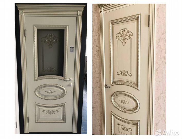 Дверь межкомнатная «Ария -Лайн рб3» Эмаль