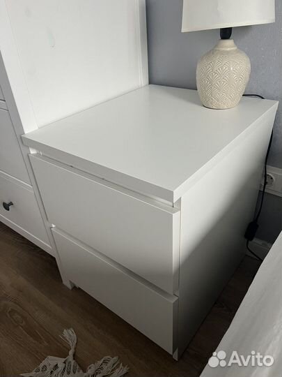 Тумба прикроватная IKEA белая