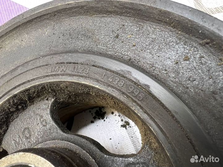 Шкив коленвала бмв М54