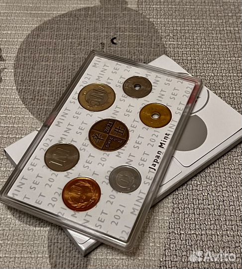 Официальный годовой набор монет Японии 2021