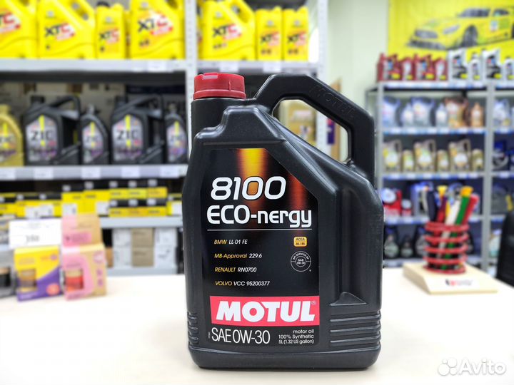 Масло моторное 0W30 Motul 8100 ECO-nergy 5л