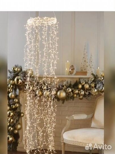 Гирлянда- мишура хвойная лапа