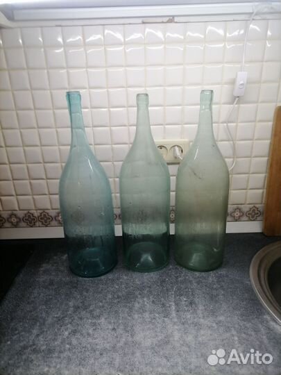 Старинные бутылки