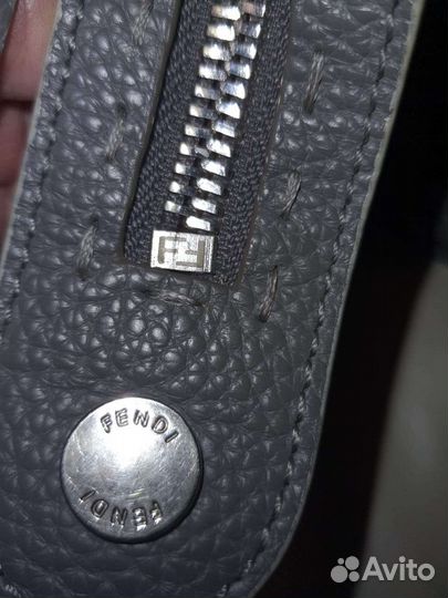 Сумка натуральная кожа fendi
