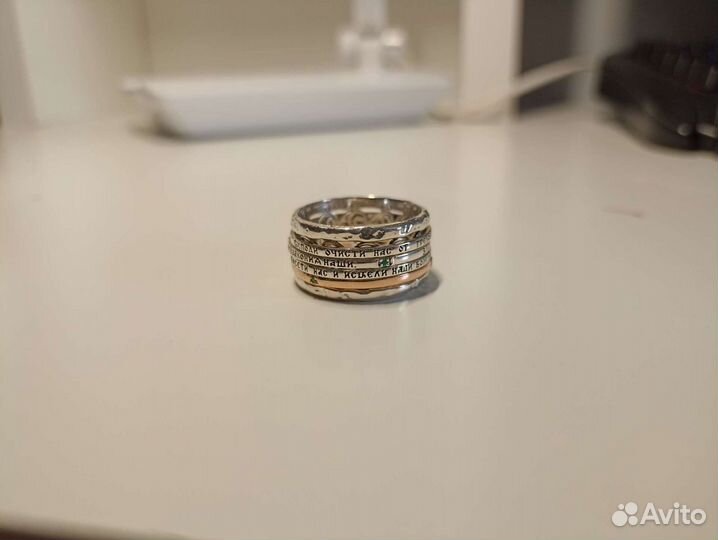 Серебряное кольцо с агатом