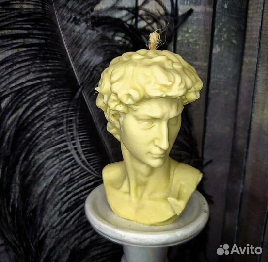 Бюст давид свеча