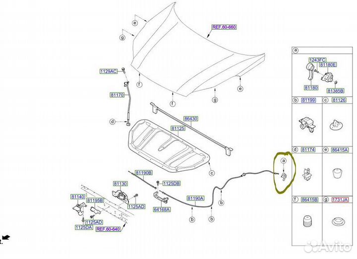 Кронштейн Kia Sportage QL G4nalh714830 2021