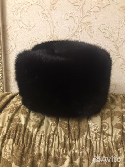 Норковая шапка мужская