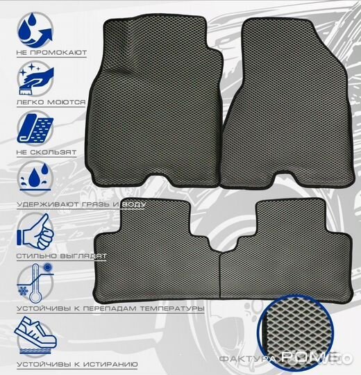 3D коврики ева Renault Talisman 2015 - 2020