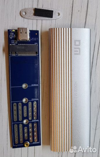 Внешний бокс для SSD M.2 ngff Type-C3.2 Аллюминий