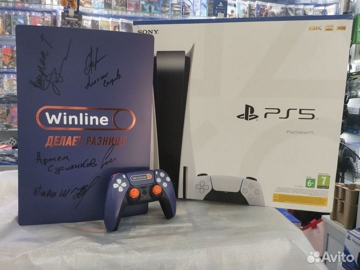 Sony PlayStation 5 Ps5 1208 дисковая Рост Winline