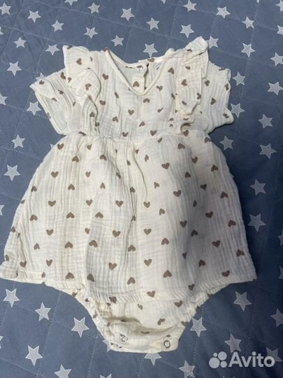 Платье боди для девочки 86