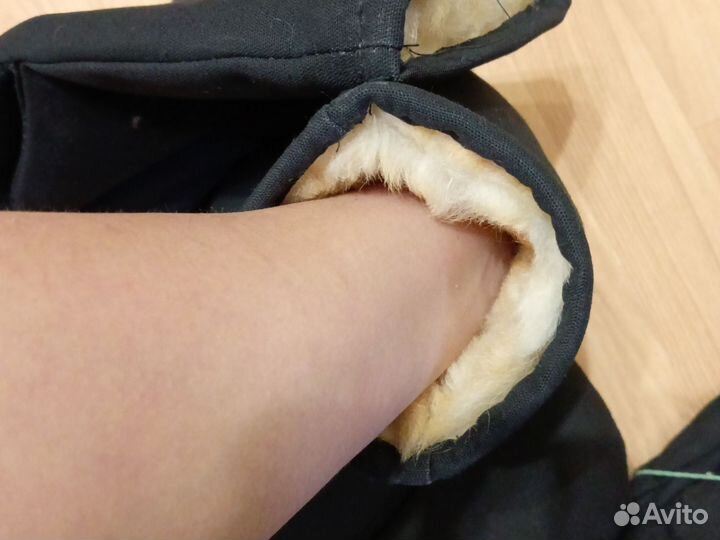 Варежки шубный материал