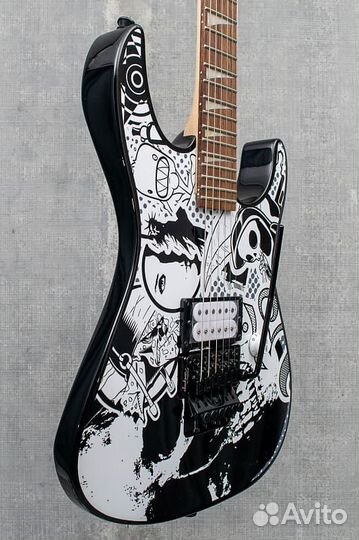 Jackson X Series Dinky DK1 Skull Chaos