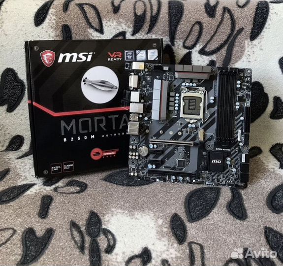 Материнская плата b250m mortar + i5 7400 + 32gb
