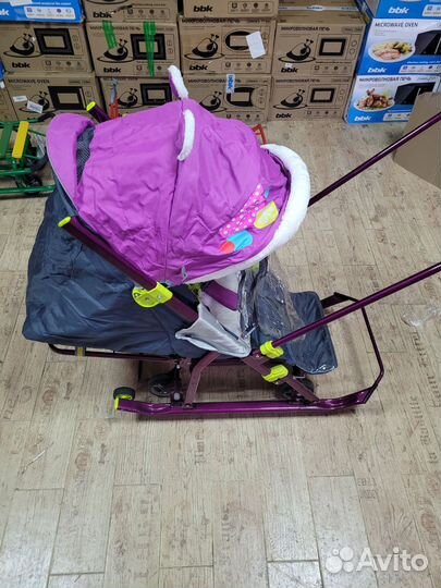 Санки-коляска Nika Ника Детям 7-2