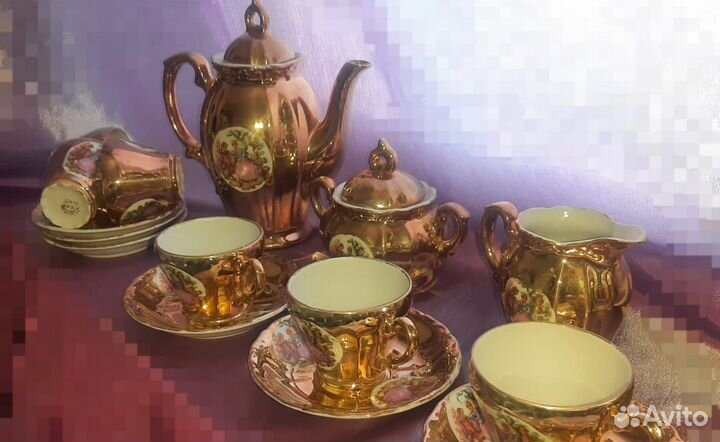 Сервиз кофейный позолоченный (Иран 1968г)