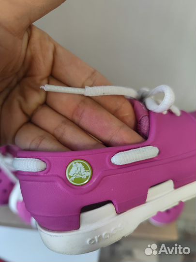 Мокасины crocs для девочек c7,c8