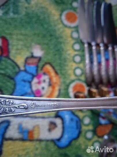 Столовые приборы из мельхиора