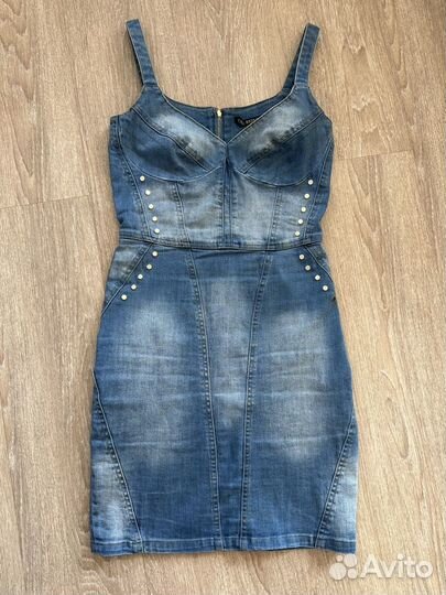 Платье джинсовое 42