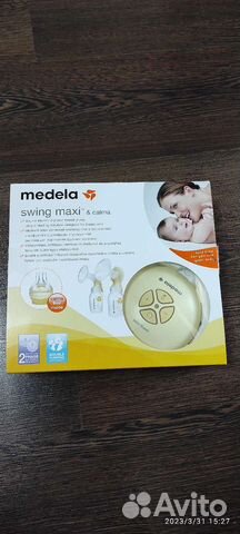 Молокоотсос medela swing maxi& calma электрический