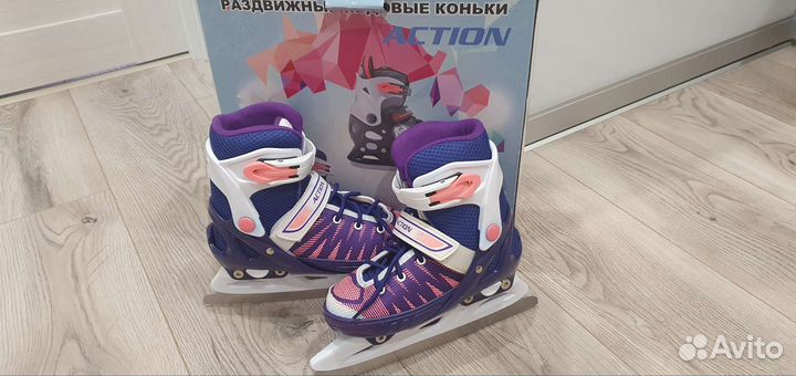 Коньки детские 33-36 размер