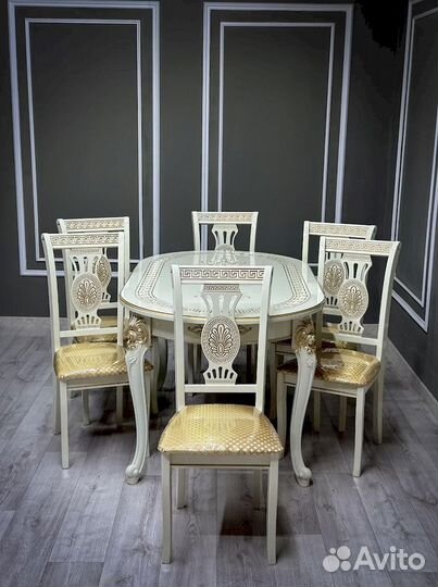 Стол и стулья от производителя. В наличии
