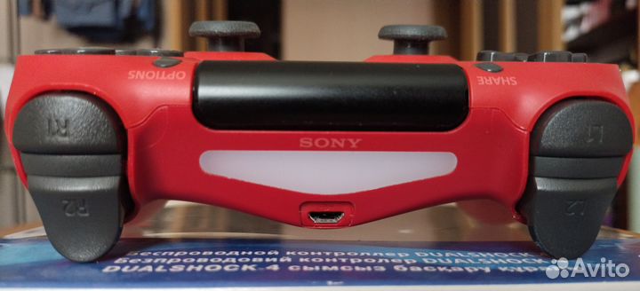 Dualshock 4 v2 (Красный, оригинал)