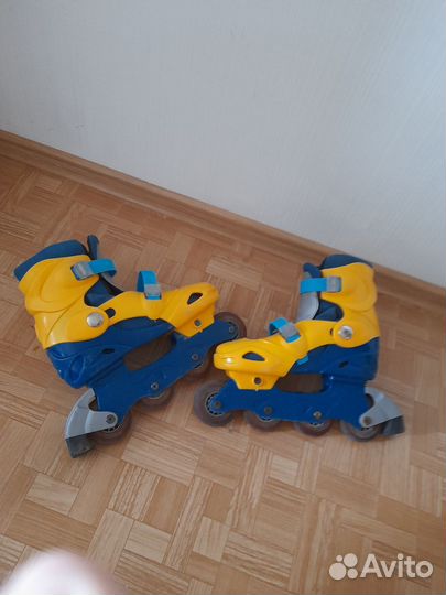 Коньки роликовые, ролики