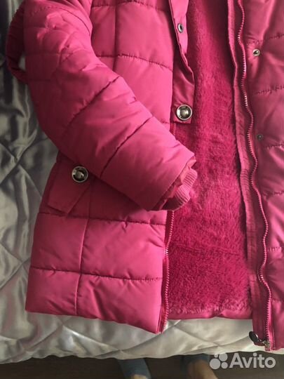 Пуховик, пальто для девочки, 7-10 лет