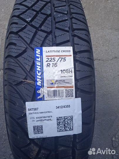 Michelin Latitude Cross 225/75 R16 108H