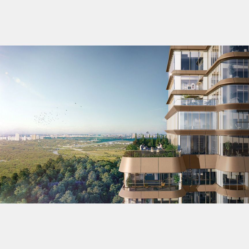 2-к. квартира, 124,4 м², 8/19 эт.