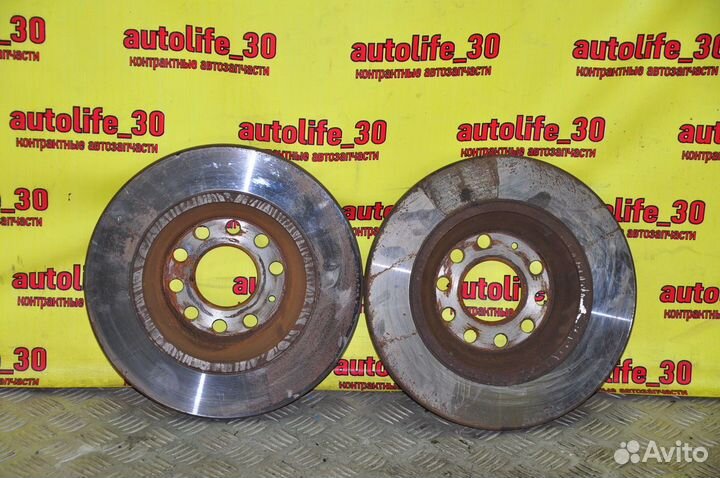 Диски тормозные задние комплект Audi A6 C6 300мм