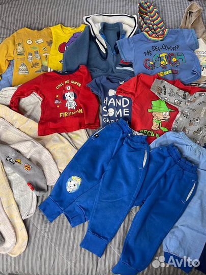 Детская одежда пакетом 80-86 см